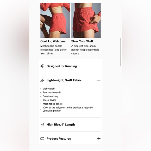 🆕 Hotty Hot High Rise Lined Shorts 4” - Picture 5 of 13